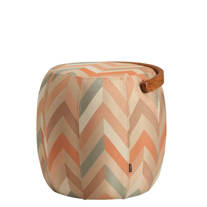 Bakrac Pouf Zig Zag Textured - Luzid Studio 