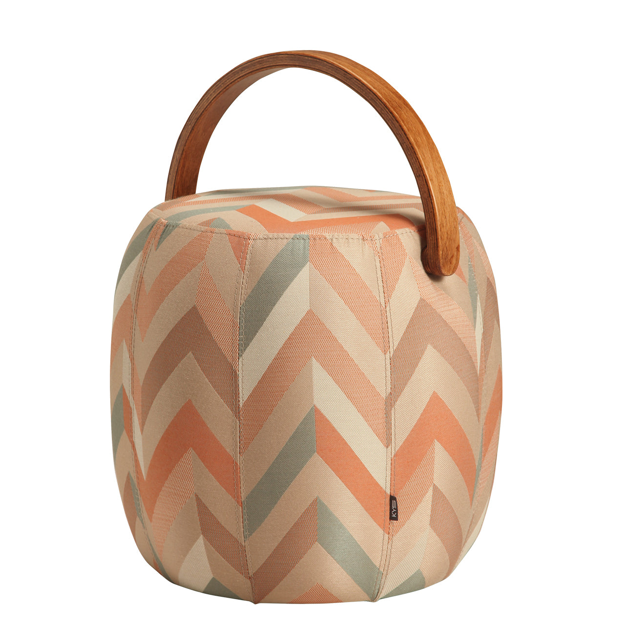 Bakrac Pouf Zig Zag Textured - Luzid Studio 