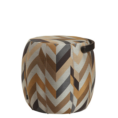 Bakrac Pouf Zig Zag Textured - Luzid Studio 