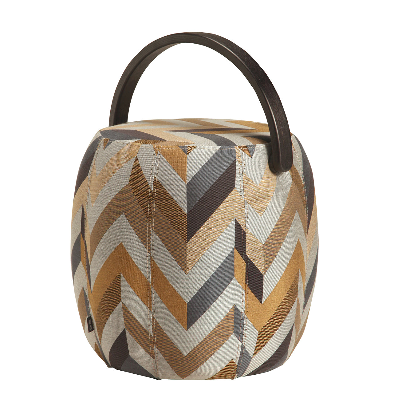 Bakrac Pouf Zig Zag Textured - Luzid Studio 