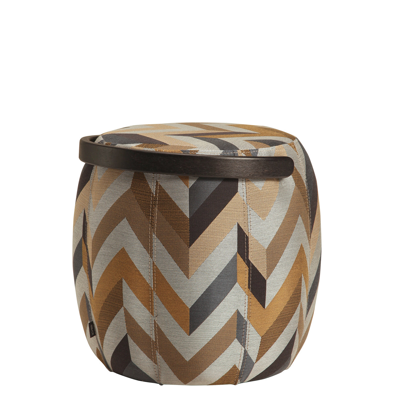 Bakrac Pouf Zig Zag Textured - Luzid Studio 