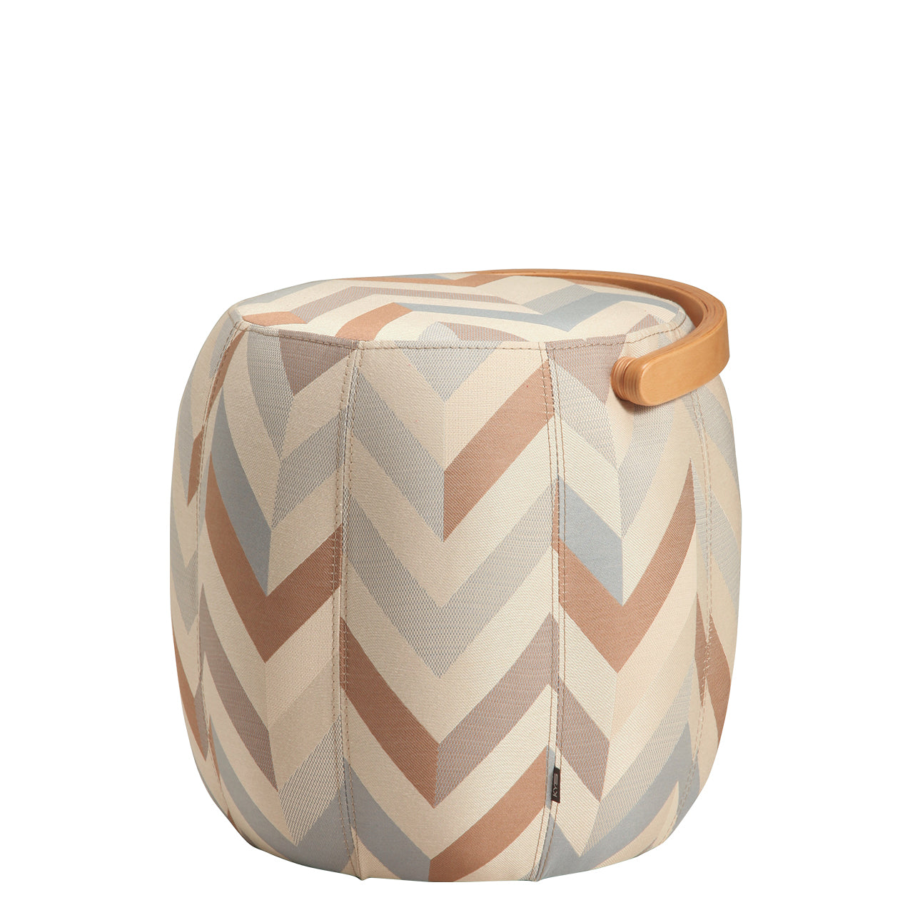 Bakrac Pouf Zig Zag Textured - Luzid Studio 