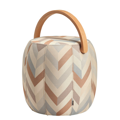 Bakrac Pouf Zig Zag Textured - Luzid Studio 