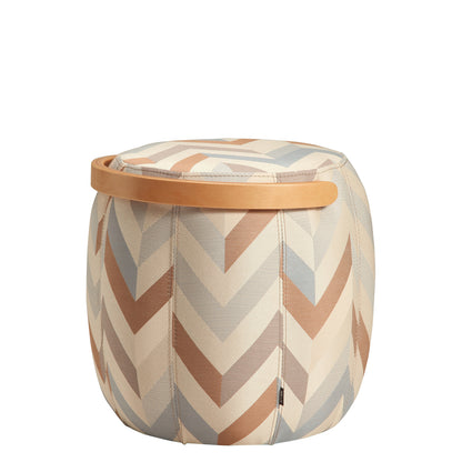 Bakrac Pouf Zig Zag Textured - Luzid Studio 