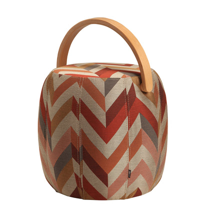 Bakrac Pouf Zig Zag Textured - Luzid Studio 