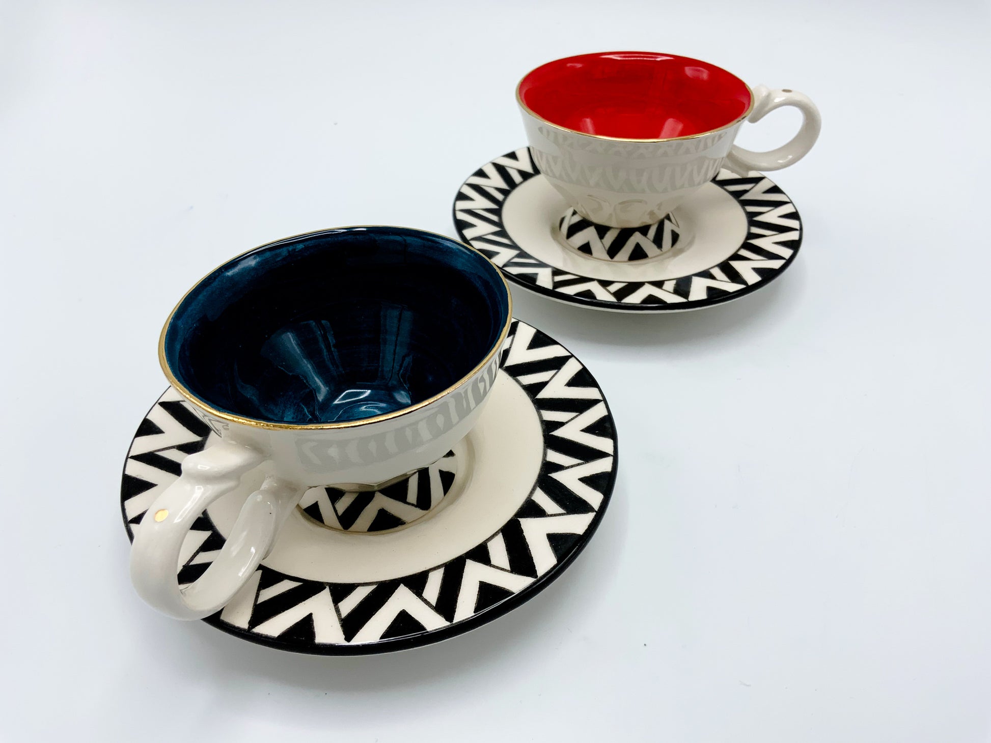 Geometric Turkish Coffee Cup - Luzid Studio 
