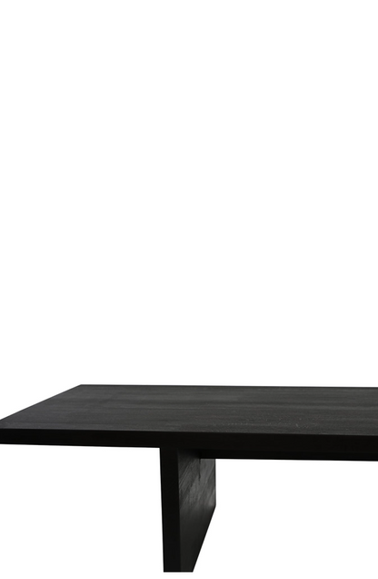 Black Edgy Bridge Coffee Table - Luzid Studio 